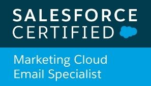 SFDC Certified Marketing Cloud Email Specialist