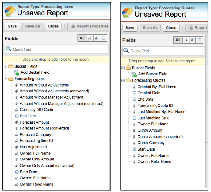 Forecast Report Builder