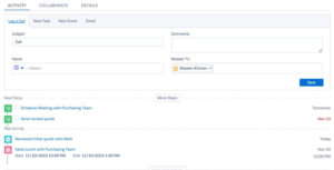 Salesforce Lightning Experience Activity Tools