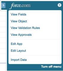 Force.com Quick Access Menu