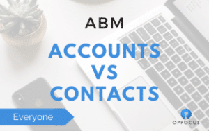Moving away from leads to a contacts and account model.