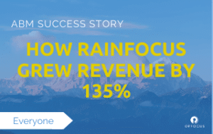 ABM Success Story: How RainFocus Grew Revenue by 135%