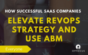 How successful SaaS companies Elevate Revenue Operations Strategy and use ABM