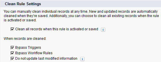 Data.com Clean Rules for Geocoding