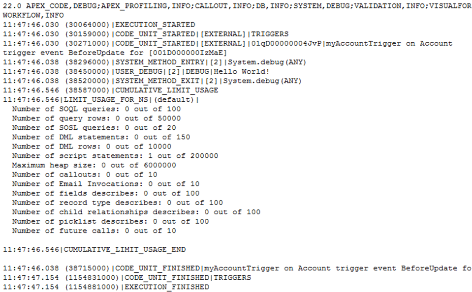 Simple Debug Log