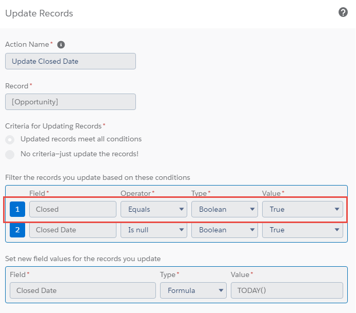 salesforce last stage change date - updating Closed Date