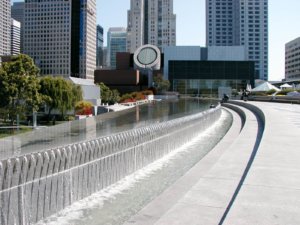 Waterfalls at Yerba Buena Gardens