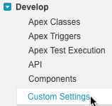 Salesforce.com Custom Settings