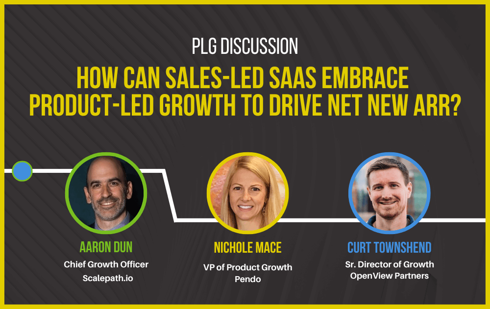How can sales-led SaaS embrace Product-led Growth to drive net new ARR?