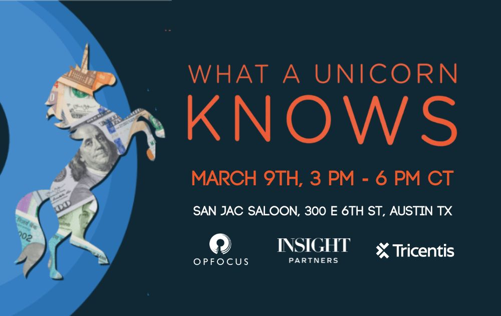 What a Unicorn Knows: Book Launch with OpFocus