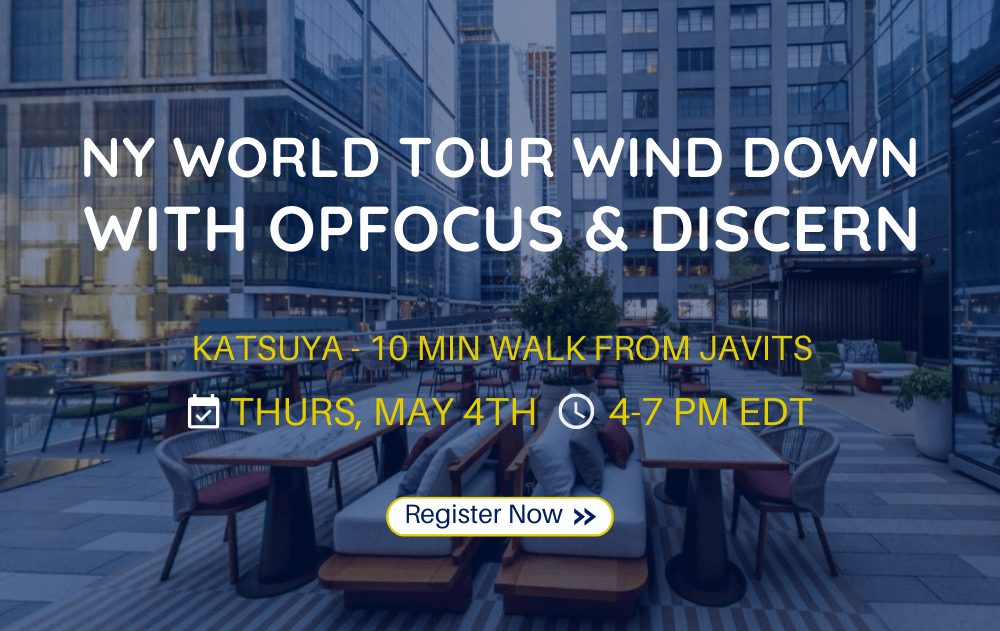 Salesforce New York World Tour Wind Down with OpFocus and Discern - May 4th from 4-7pm ET