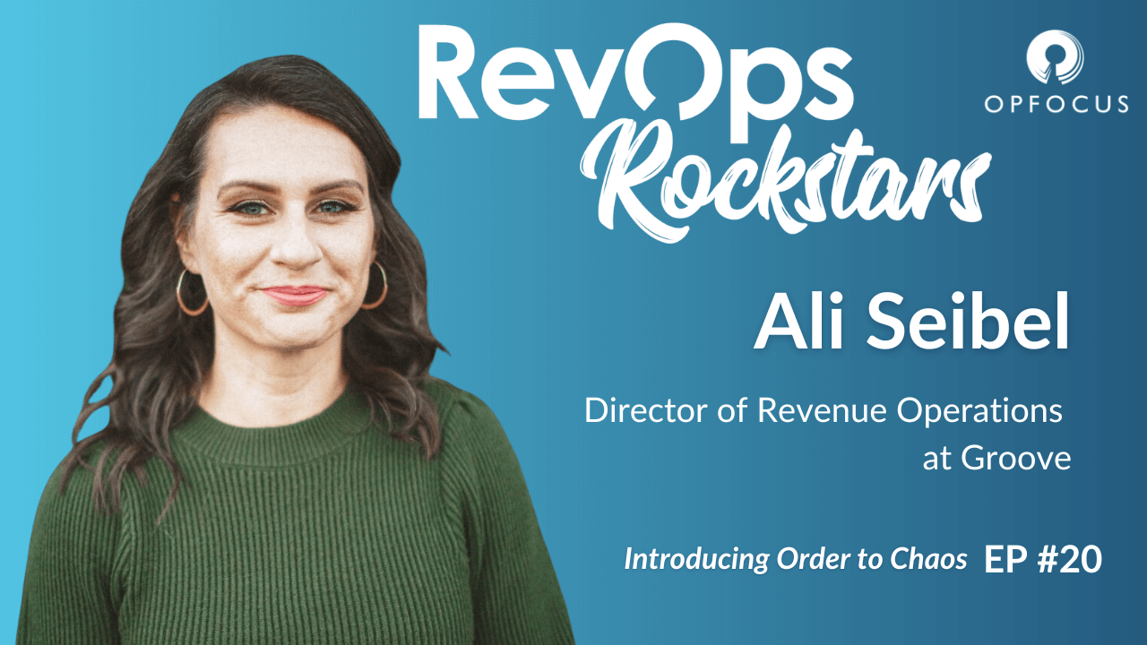 Ali Seibel, Director of Revenue Operations at Groove